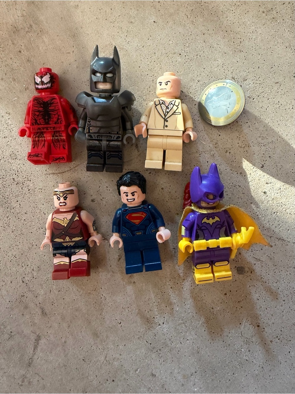 DC Marvel LEGO MINI Figures Lot of 6
